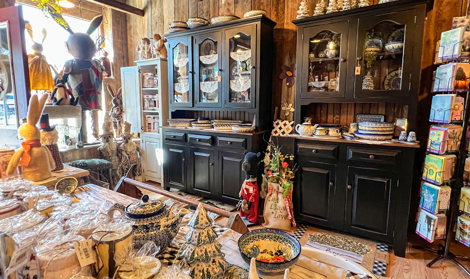 The Country Cabin inside the store